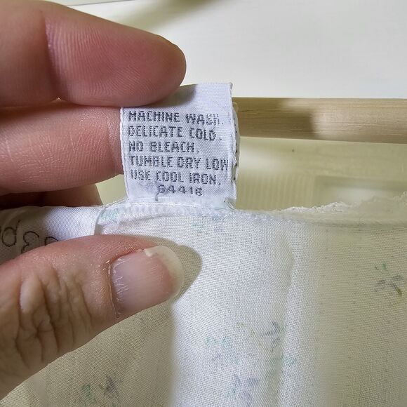 Barad And Co Nightgown Floral Roses Small Lace Trim Sleeveless Full Length - Picture 5 of 9